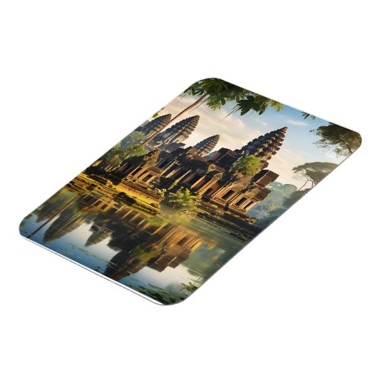 Angkor Wat, oude Khmer tempel Magneet (Linkerzijde)