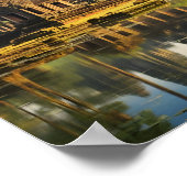 Angkor Wat, oude Khmer tempel Poster (Hoek)