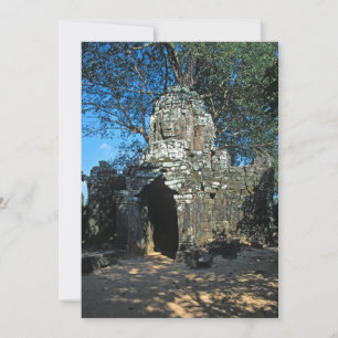 Angkor wat, Ta som tempel - Cambodja, Azië Kaart