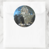 Angkor wat, Ta som temple - Cambodja, Azië Ronde Sticker (Tas)