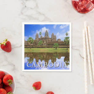 Angkor Wat Tempel Kampuchea, Cambodja Servet