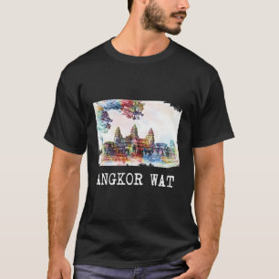 Angkor Wat Tshirt Cambodja Tee Shirt Vishnu Hindu