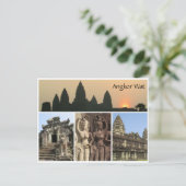 angkor wat uitzichten briefkaart (Staand voorkant)