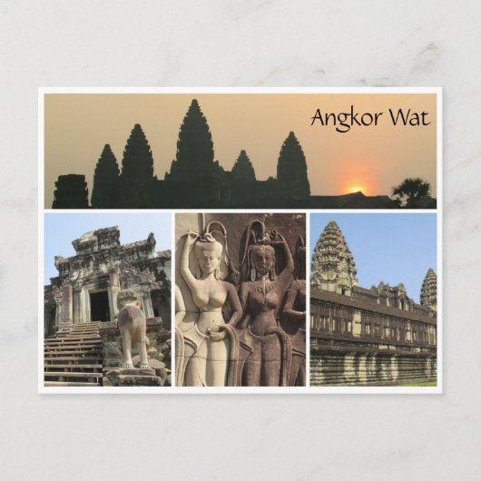 angkor wat uitzichten briefkaart (Voorkant)
