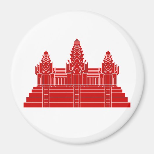Angkor Wat Ver.2.0. Khmer Tempel Magneet (Voorkant)