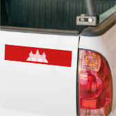 Angkor Wat Ver.2.0. Khmer Temple Bumpersticker (Op Truck)