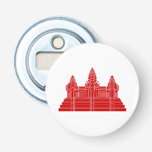 Angkor Wat Ver.2.0. Khmer Temple Button Flesopener