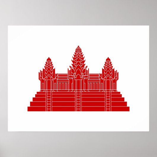 Angkor Wat Ver.2.0. Khmer Temple Poster (Voorkant)