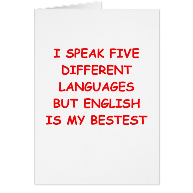 anglais (Devant)
