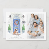 Anglais Bulldog Door Photo Moving Faire-part (Devant)