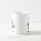 Anglais Bulldog Maman Floral Coffee Mug (Centre)