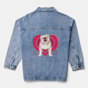 Anglais Bulldog Pet Chien Propriétaire Coeur Angla