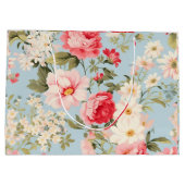 Anglais Campagne Flower Garden Sac cadeau (Dos)