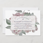 Anglais Christening ou Baptême Invitation (Devant)