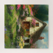 ANGLAIS COTTAGE ART JIGSAW PUZZLE (Horizontal)
