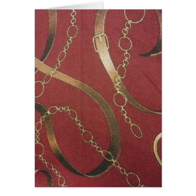 Anglais équestre - Rouge (Devant)