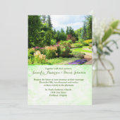 Anglais Gardens Custom Wedding Invitation (Debout devant)
