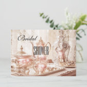 Anglais High Tea Bridal Show Invitation (Debout devant)