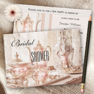 Anglais High Tea Bridal Show Invitation