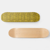 Anglais Restauration Woodcarving Skateboard (Horz)