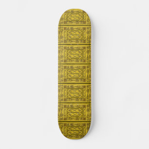 Anglais Restauration Woodcarving Skateboard