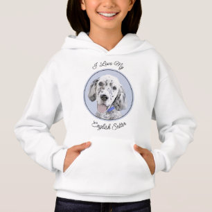 Anglais Setter Blue Belton Peinture Chien Art