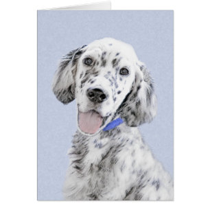 Anglais Setter Blue Belton Peinture Chien Art
