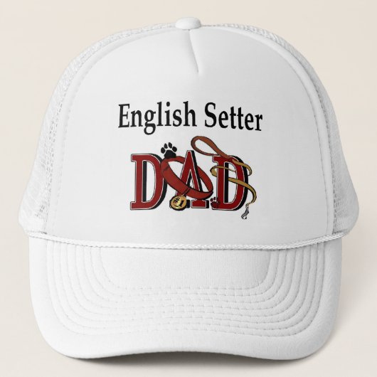 Anglais Setter Papa Casquette (Devant)