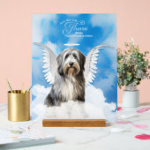 Anglais Sheepdog Angel avec nom Pet Memorial (Mariage)