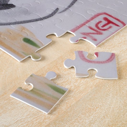 Anglais Spot Rabbit Oriental Style Jigsaw Puzzle (Côté)