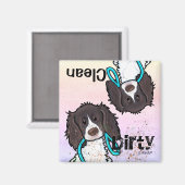 Anglais Springer Spaniel Lave-vaisselle Magnet (Recto/Verso)