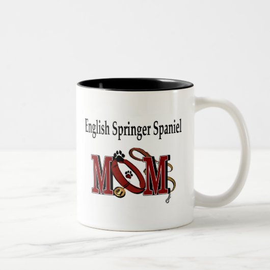 Anglais Springer Spaniel Maman Mug (Droit)