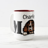Anglais Springer Spaniel Personnalisé Maman Mug (Devant gauche)