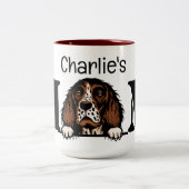 Anglais Springer Spaniel Personnalisé Maman Mug (Centre)
