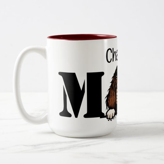Anglais Springer Spaniel Personnalisé Maman Mug (Gauche)