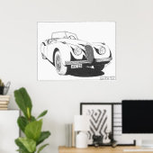 Anglaises-Jaguar Poster (Thuiskantoor)