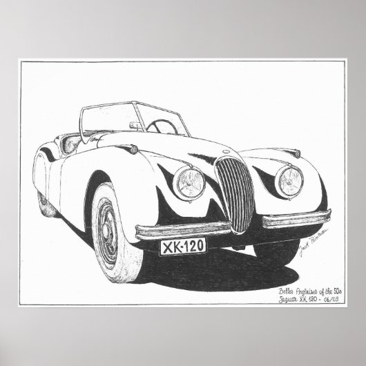 Anglaises-Jaguar Poster (Voorkant)