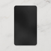 Angle arrondi gris rouge Carte de visite attrayant (Dos)