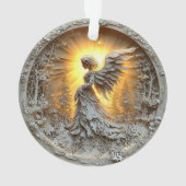 Angle brillant de l'ornement acrylique (dos)