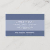 Angle d'abrégé sur bleu de cartes de visite (Dos)