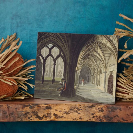 Angle sud-est des cloîtres, plaque T de 'W (Côté)