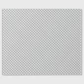 Angled Grey en White Gingham Cadeaupapier (Vlak)