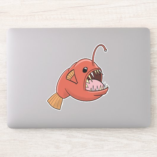 Angler Fish Sticker (Computer)