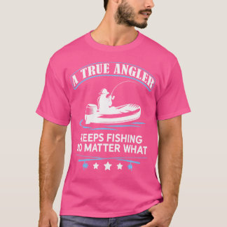Angler Fisher Rod Angler Fisherman Vist T-shirt
