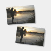 Angler Goedemorgen Badge (Voor- en achterkant)