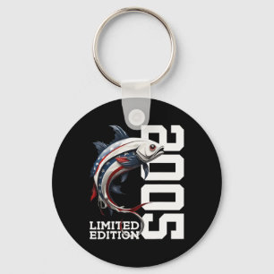 Angler Verjaardag Vissen Limited Edition 2005 Sleutelhanger