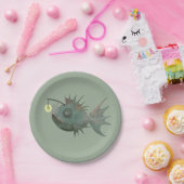 Anglerfisch  pappteller papieren bordje (Feest)