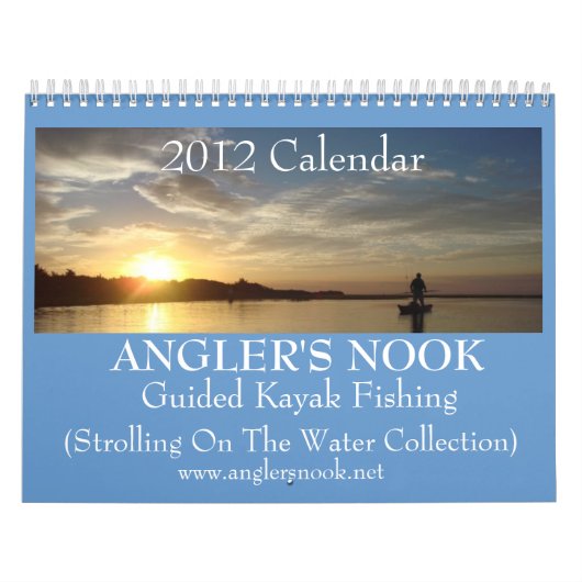 Anglers Nook geleide kajakvisserij 2012 Kalender (Hoes)
