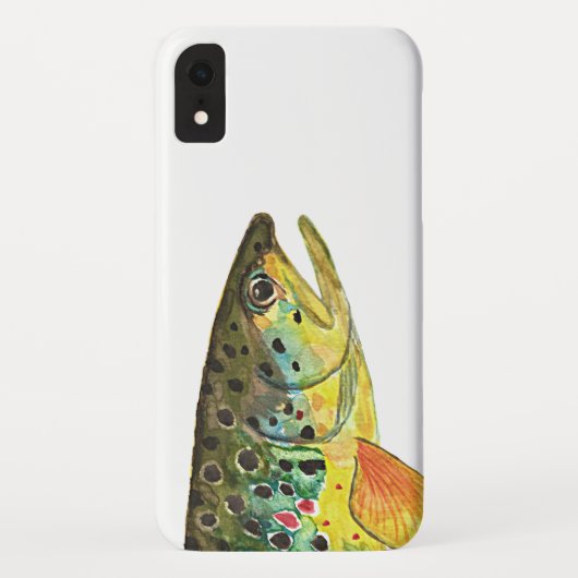 Angler's Vliegen op bruine forel Case-Mate iPhone Case (Achterkant)