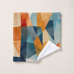 Angles Abstraits de bleu et d'orange